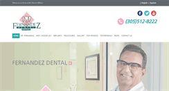 Desktop Screenshot of fernandezdentaloffice.com